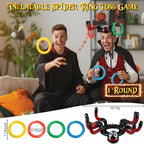 Hiboom 33 Pcs Halloween Party Supplies for Adults, Halloween Decoration Include Potato Sack Race Bags Bean Bag Toss Supply 3 Legged Race, Egg Spoon, Inflatable Spider Ring Toss