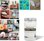 Betionol Moldable Plastic Clay, 2Lb/32oz White Modeling Clay Thermoplastic Beads for DIY Modeling Making Creative Activity, Good Creating Teaching Kits for Adults or Kids