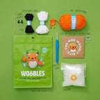 The Woobles Crochet Kit for Beginners - Easy Arts and Crafts Knitting & Crochet Animals Kit As Seen On Shark Tank - Felix The Fox