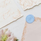 Glue Gun Sealing Wax Sticks for Wax Seal Stamp -Dusty Blue, Great for Wedding Invitations, Cards Envelopes, Snail Mails, Wine Packages, Christmas Gift Ideas, Pack of 10