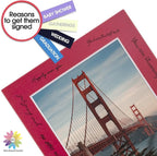 Mat Board Center, Pack of 10, 5x7 for 4x6 China Red Color Mats - Bevel Cut, Acid Free, 4-ply Thickness, White Core - for Pictures, Photos, Framing