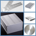 2Pack Aluminum Sheet & Plates 6 x 12 x 1/8 Inch, 6061 Heavy Duty Aluminum Sheets with Protective Film, 3MM Thick Flat Plain Panel Sheet for Crafting Structural Framing Base Plate