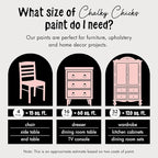 Chalky Chicks All-in-One Chalk Paint for Furniture or Cabinet - 16 Fl Oz - Matte Finish Sweet 16 (Pink) for Metal, Wood Furniture Paint - No Sanding All-in-One for Home Decor & Crafts, USA Made