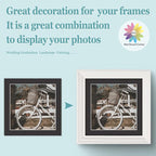 MBC Mat Board Center, 10 Pack 12x12 for 10x10 Black Picture Mats Frame Mattes, Bevel Cut, Acid Free, 4-ply Thickness
