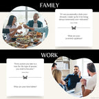 Conversation Cards – 54 Inspiring Quotes Paired with Questions to Spark Honest, Fun & Meaningful Conversations for Couples, Families & Friends