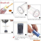MILIVIXAY 3PCS Pillar Candle Molds - Plastic Cylinder Candle Mold Set for Candle Making-Candle Making Molds-60 Ft. of Wick, 50pcs Wick Stickers, 3pcs Wick Holders and 1pc Iron Wire Included as a Gift.
