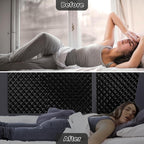 Qualsen Blackout Window Film, 𝟑𝐃𝐕𝐢𝐬𝐮𝐚𝐥𝐀𝐩𝐩𝐞𝐚𝐥 100% Light Sun Blocking Privacy Film for Glass Windows, Removable No Glue Black Out Window Tint for Home Day Sleep Garage 47.2×78.7inch
