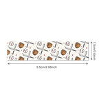 Adirasenotek 12 Rolls Sports Washi Tape,Baseball Washi Tape Decorative Paper Stickers Decorative Tape,DIY Art Crafts Wrapping Decor for Gifts Wrapping Scrapbooking Baseball Border Trim