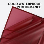 FUHITIM 20 Sheets Flower Wrapping Paper - Waterproof Floral Bouquet Packaging Paper for DIY Crafts，Florist Supplies Packaging Paper for Wedding Birthday Gift (Translucent Wine Red)