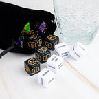63 Pieces MTG Dice Counters Bulk Ability Keywords MTG Tokens Shield Life Counter 6 Sided Dice Set for Magic The Gathering,TCG,Cards Gaming Accessories