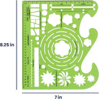 Pacific Arc Landscape Template Guide, with Trees, Shrubs, Hedges, Fences, Flagstone Walks, and Terraces