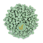 Yoption 360Pcs Sage Green Sealing Wax Beads, Sealing Wax Kit for Wax Seal Stamp, Hexagon Wax Seal Beads with 4Pcs Tea Candles and 2 Wax Seal Spoon