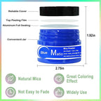 Matio Pearl White Mica Powder for Epoxy Resin, 1.8oz/ 50g Pearlescent Effect Mica Powder Natural Color Pigment for Soap Making, Bath Bomb, Candle Dye, Resin Craft,Paint,Nails Art,Jewelry,Slime Pigment