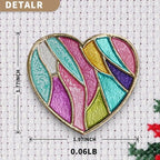Needle Minder Magnet, Magnetic Needle Minder, Needle Minders Magnetic Cross Stitch Accessories, Magnetic Needle Holder, Life Tree, Butterfly, Cats, Owl, Heart (Love)