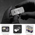 4Pcs MTG Life Counter Twin Digits with Metal Box, Health Tracker Life Counter for Magic The gatering, Compatible with MTG Magic Card Games Accessories RPG D&D CCG TCG Tabletop Board Games