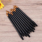 EXCEART Scratch Brush 10 Pcs Set Black Plastic Scratch Painting Pens for Art Drawing and DIY Creative Project Scratchboard Tools