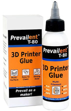 3D Printer Glue – Strong 3D Printer Adhesive for PLA, PETG, ABS, TPU & More, Bed Adhesive for Multiple Build Plates, Reduces Warping, Easy Release, 4 fl oz (118ml) - Prevailent T-80
