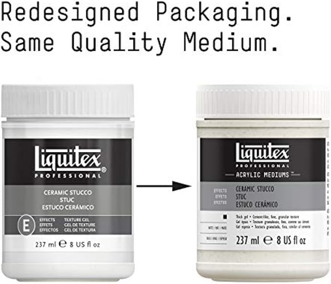 Liquitex Professional Effects Medium, 237ml (8-oz), Ceramic Stucco