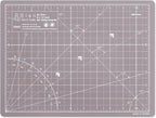 Elan Cutting Mat A4 Black & Taupe, Self Healing Cutting Mat 9x12 Inch, 5-Ply Craft Board Black, Hobby Board for Crafts 9x12 Inch