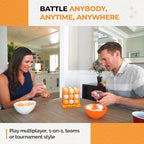 Tournament Edition – Wood Game Set with 36 Battle Cards – Fast-Paced Family & Party Game of Strategy, Skill & Chance – Fun Gift for Kids, Teens & Adults