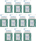SCHMETZ Microtex Sharp Sewing Machine Needles - Quilting & Topstitching Supplies, Size 90/14, 5-Needle Card, Pack of 10