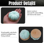 Uxney Pin Cushion,Wooden Sewing Pin Cushion Pincushion Needle Cushion for Sewing Quilting Needlework DIY Crafts(Light Green,2 PCS)