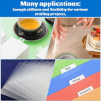 12 Inches x 80 ft 6 Mil Acetate Roll Clear Acetate Sheets for Crafts Blank Stencil Sheets Transparency Mylar Template Material Reusable Acetates Paper Roll for Craft Stencil Vinyl for Cutting Machines