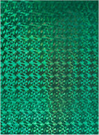 Briartw 50 Sheets Green Gemstone Toner Reactive Foil - Per Sheet 20x29cm (7.9 x 11.4 inch)- Metallic Finish for Laser Printers & Laminators - Ideal for Printing,Cardmaking,Scrapbooking,DIY Projects