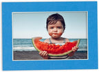 6x8 Mat for 8x10 Frame - Precut Mat Board Acid-Free Show Kit with Backing Board, and Clear Bags Bay Blue 6x8 Photo Matte Made to Fit a 8x10 Picture Frame Matboard for Framing, Pack of 1 Mat