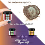 TECHAROOZ Chameleon Mica Powder (Brown-Red-Violet-Blue) - 40g Color Shift Mica Powder - Holographic Glitter for UV & Epoxy Resin Supplies, Eyeshadow, Acrylic Paint, Nail Decor and Slime