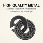 9 PCS Metal Brain Teaser Puzzles Logic Metal Puzzle for Adult Toy Lock Puzzles Gift for AdultsTeenagers (9 PCS Edition B)