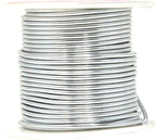 Mandala Crafts 14 Gauge Anodized Aluminum Craft Wire for Jewelry Making – 330 FT Colored Flexible Silver Combo Wire - Bendable for Bonsai Armature Crafting Sculpting