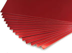 TGXRZX Metallic Red Cardstock Paper,Size 8 "x 11" (250gsm), 15PCS,Mirror Finish Gold Foil Board for Crafting, Invitations, and Decorations,Die Cut and Plotter,Card Making (Bright red)