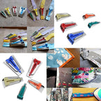 Bias Tape Maker,LNKA 5 Sizes 1/4" 3/8" 1/2" 3/4" 1" DIY Bias Tapes Tools Kit for Fabric Sewing and Quilting