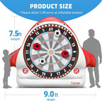 Inflatable Game Outdoor Giant Dartboard for Soccer Large Carnival Games Giant Outdoor Game-Fun Sports Games for Kids Adults, Backyard, Garden, Party, Summer Outdoor Play