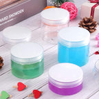 SATINIOR 12 Pack 4 oz Plastic Container Jars with Lids Round Clear Travel Cosmetic Container Jars for Toiletries, Lotion, Cream, Ointments, Makeup, Rhinestone, Samples, Kitchen Storage, White