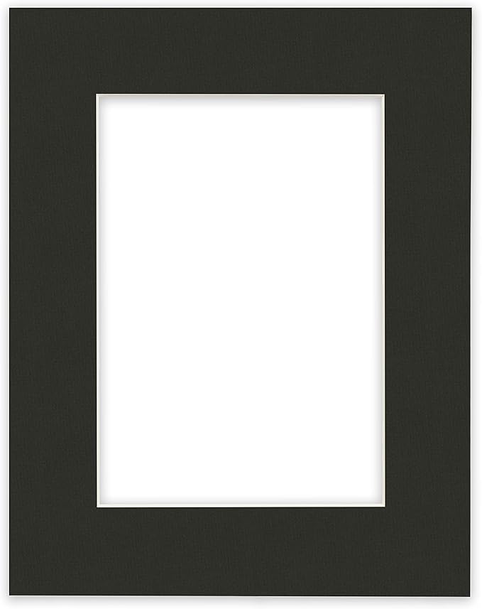 Craig Frames B404 Pre-cut Mat Board for 12x15 Print, 16x20, Textured Black