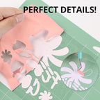 HTVRONT HTV Vinyl Roll Heat Transfer Vinyl - 12" x 8ft Peach Pink HTV Vinyl for Shirts, Iron on Vinyl Compatible with Cricut Cutting Machine - Easy to Cut & Weed for Heat Transfer Design (Peach Pink)