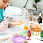 Teexpert Pigment Paste for Epoxy Resin: 3.38oz/100ml Ultra Highly Concentrated & Easy to Mix Black & White Colors Opaque Liquid Epoxica Dye Set for Resin Art River Table