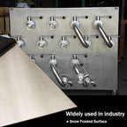 304 Stainless Steel Sheets Metal 8" x 12" x 1/16" (1.60MM) Inch 304 Stainless Steel Plates 16 Gauge Stainless Steel Shim Stock Plates Metal Sheets for Crafting, Stovetop, Snow Frosted Surface