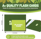 100 Animal, Insect & Ocean Creatures Flash Cards, Realistic Pictures for Fun Learning & Montessori Educational Vocabulary Builder for Preschool Kids, Adults, Schools, Autism, Speech Therapy, ESL, SLP