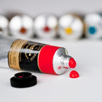 Charvin Extra Fine Professional Acrylic Paint - Oriental Red, 60ml Tube, Triple-Milled, Lightfast Pigments, Open Stock Artist Acrylic Paints in Nature-Inspired Hues