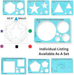 Circle Stencil Template for Drawing and Drafting: A Fibonacci-Inspired Circle Template for Drawing Tool for Artists Allows The Simple Application of The Golden or Divine Ratio for Artistic Design