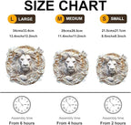 Wooden Puzzles Adults, 3D Paper Lion Wooden Puzzles 100 Pieces, Unique Animal Shaped Wood Challenging Jigsaw Puzzles Gifts for Adults, 8.5x8.3in