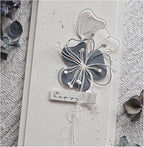Lapoo Metal Cutting Die for Scrapbooking, 3D Backgrounds Frame New Cutting Dies DIY Album Card Making Decor Paper Craft Metal Die Cuts Party Wedding Decorations (Lotus Leaf A 4.8 x 3.6 in)