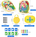 Bean Bag Toss Game Toy Indoor and Outdoor Toys for Kids Toddlers Dinosaur Toys Family Party Carnival Games for Boys and Girls 3 4 5 6 7 8 9 Year Old Birthday Gifts Outside Backyard Beach Lawn Games