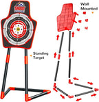 GMAOPHY 2 Pack Bow and Arrow Toy for 5 6 7 8 9 10 11 12 Year Old Boys, Birthday for Kids, Indoor Outdoor Sport Games Toys for Ages 4-8 8-12, LED Light Up Archery Set with 20 Toy Arrows (Red)
