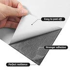 Adhesive Foam Roll Neoprene Sponge Foam Sheet Roll Closed Cell Insulation Closed Cell Foam Sheet Soundproof Foam Padding (Black, 12x59x1/8 Inches)