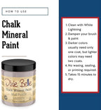 Dixie Belle Paint Company Chalk Finish Furniture Paint - Mud Puddle (8oz) - Matte Rich Taupe Chic Chalk Mineral DIY Furniture Paint