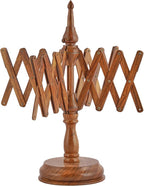 Bhartiya Handicrafts Rosewood Table Top Yarn Swift | Hand Operated Yarn Winder Swift | Yarn Winder for Swift Winding Lines (Design 2)